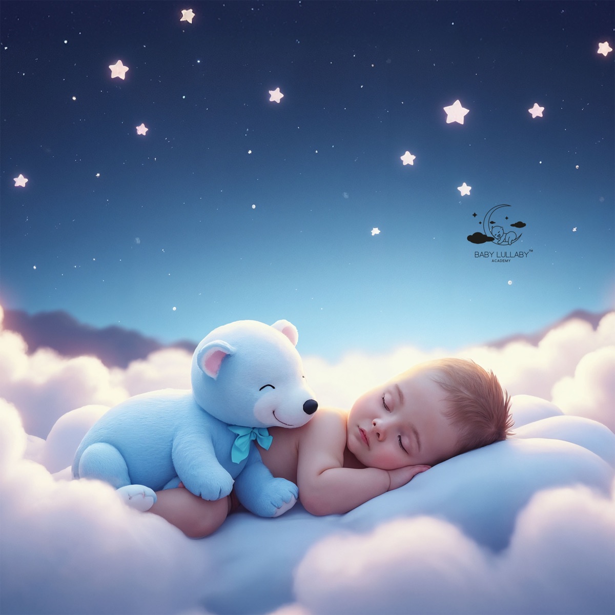 Cloudy Night Lullaby by Baby Lullaby Academy album cover artwork