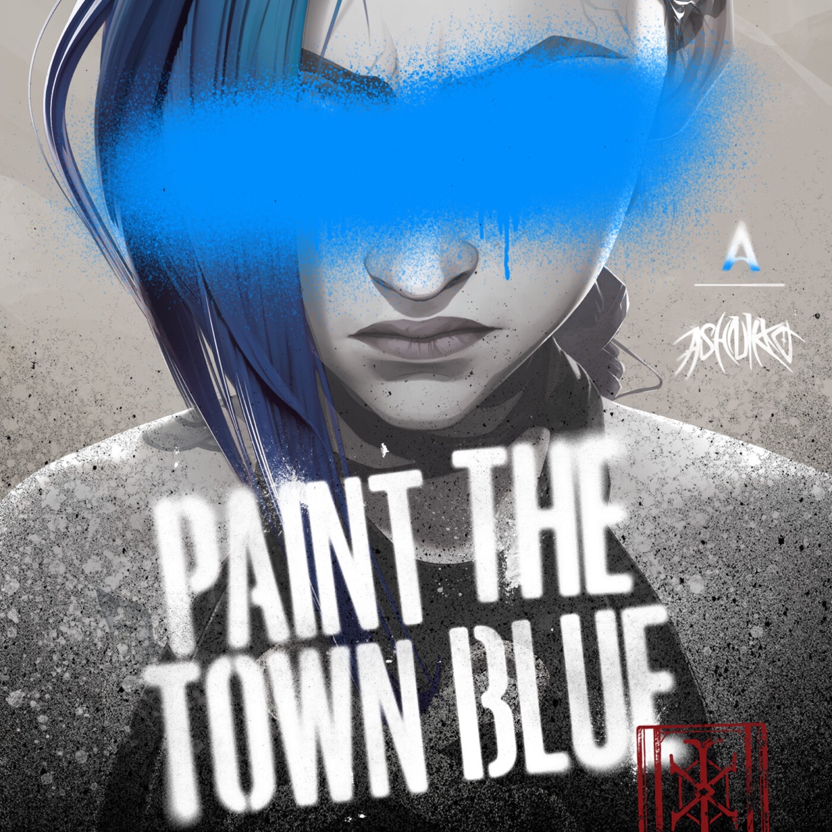 Paint The Town Blue (from the series Arcane League of Legends) - Single by Ashnikko, Arcane & League of Legends Music album cover