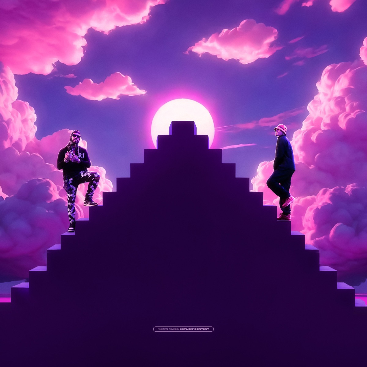 SERIO CON ESE Q - Single by Omar Courtz & Anuel AA album cover artwork
