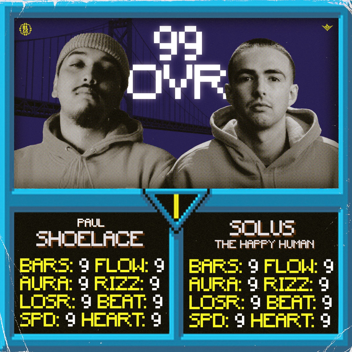 99 Ovr - Single by Paul Shoelace & Solus the Happy Human album cover
