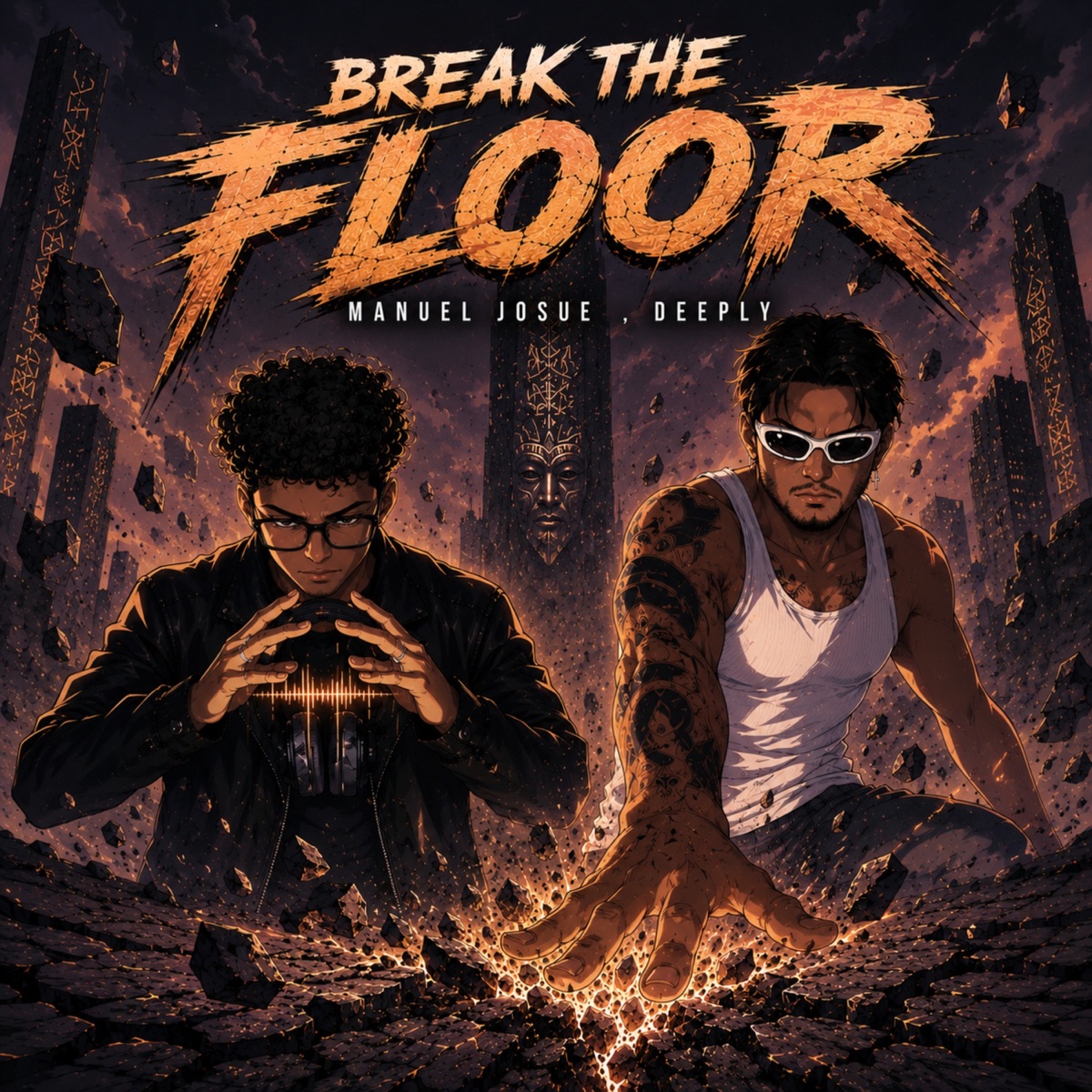 Break The Floor - Single by Manuel Josue & Deeply album cover