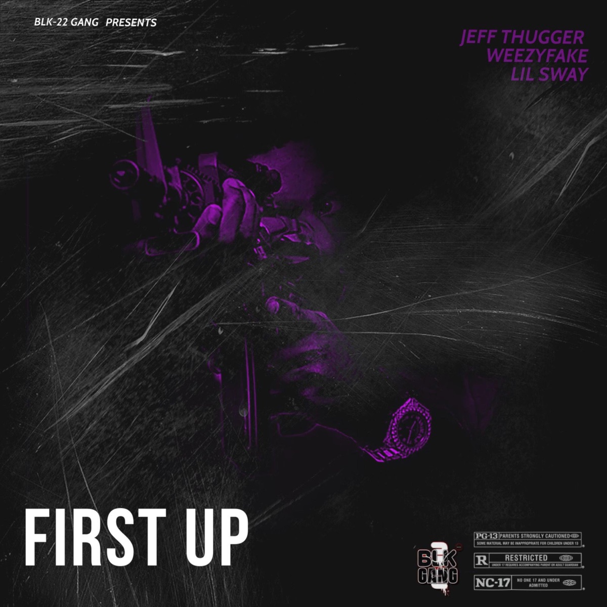First Up (feat. WeezyFake & Lil Sway) - Single by Jeff Thugger album cover