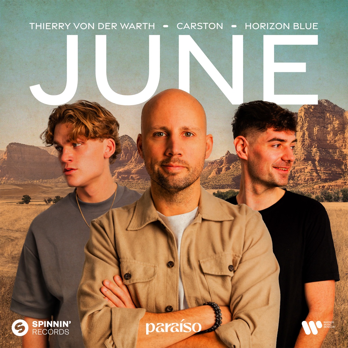 June - Single by THIERRY VON DER WARTH, Carston & Horizon Blue album cover