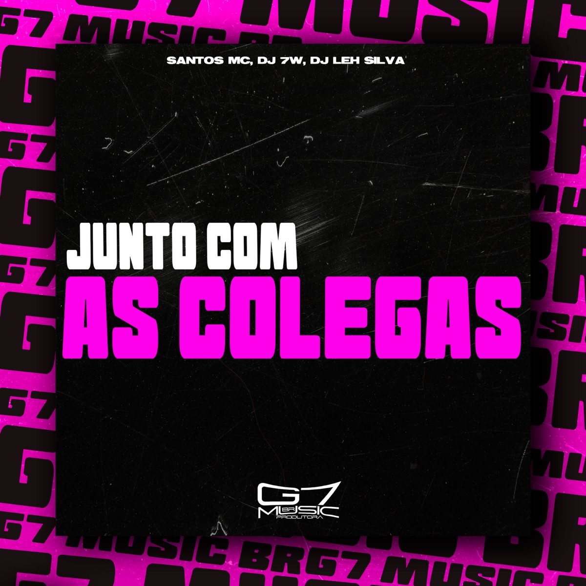 Junto Com as Colegas - Single by Santos MC, Dj 7w & Dj Leh Silva album cover