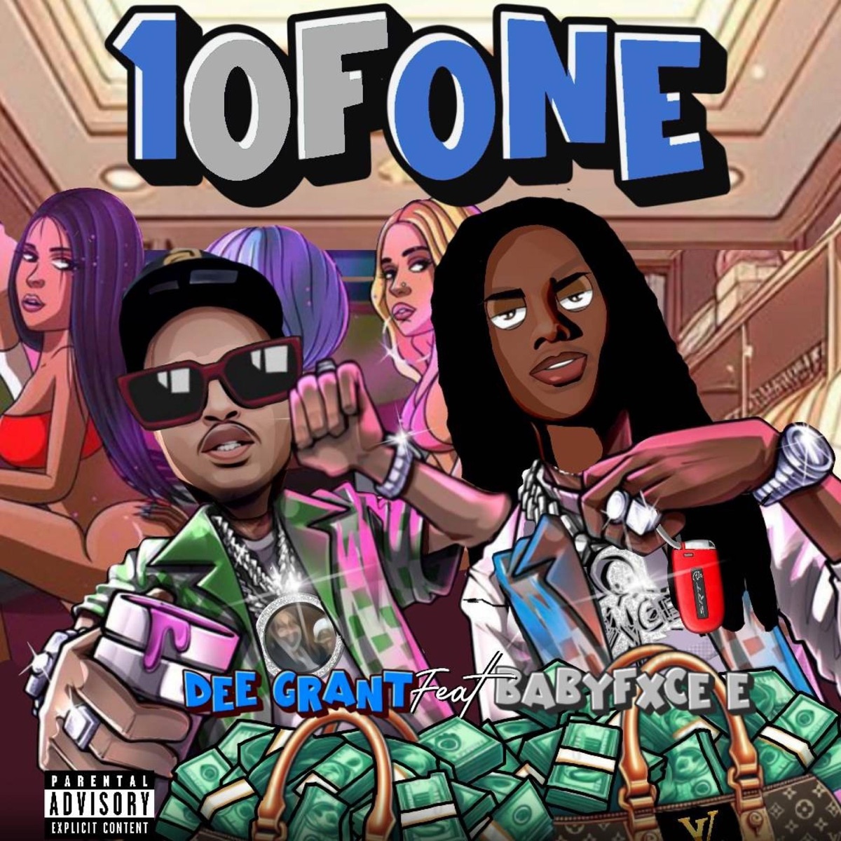 1 of One (feat. BabyFxce E) - Single by Dee Grant album cover artwork