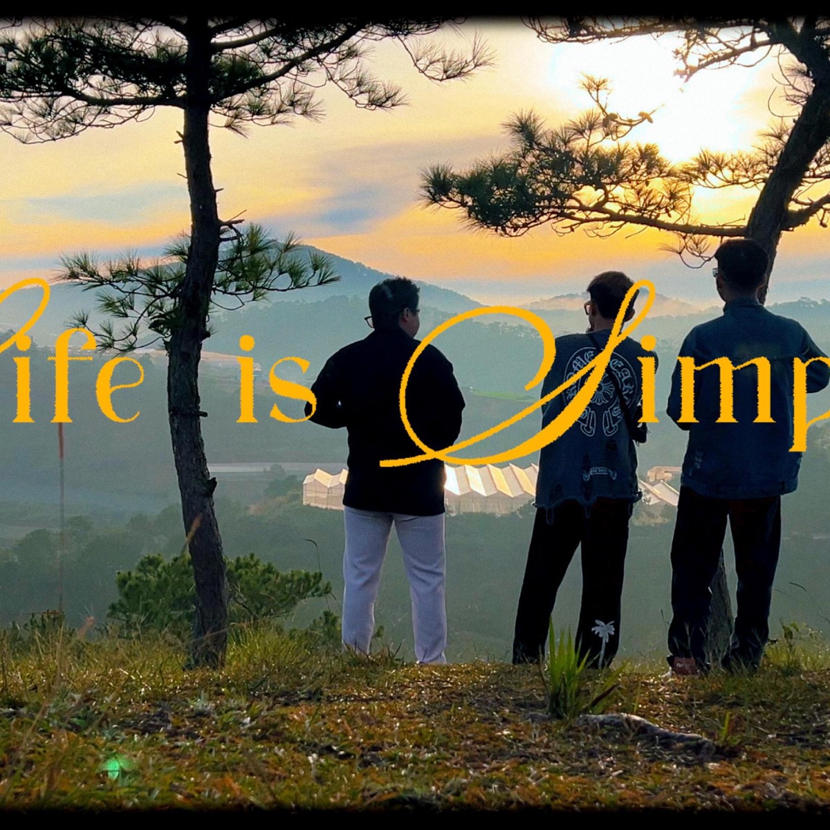 LIFE IS SIMPLE - Single by T HAN album cover