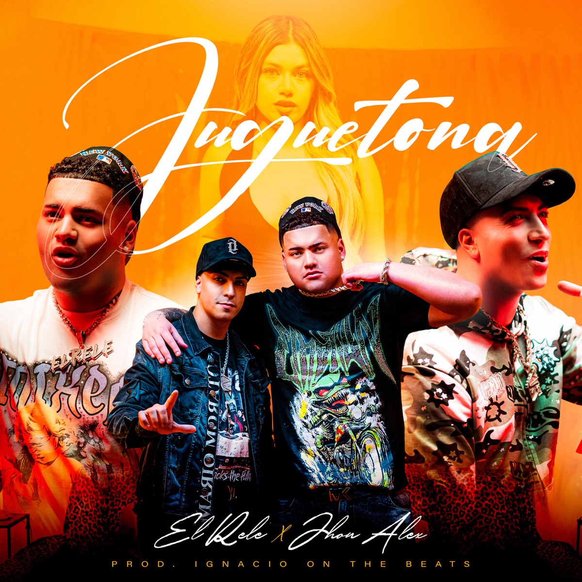 JUGUETONA - Single by EL RELE & JhonAlex album cover
