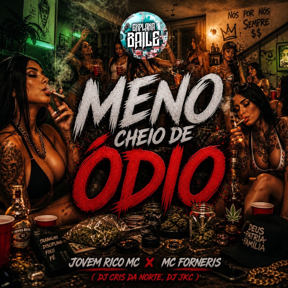 Meno Cheio de Odio - Single by JOVEM RICO MC & Mc Forneris album cover