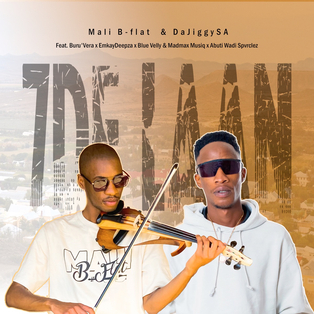 7De Laan (feat. Buru`Vera, Blue Velly, ABUTI WADI SPVRCLEZ, Madmax Musiq & EmkayDeepza) - Single by Mali B-flat & DaJiggySA album cover