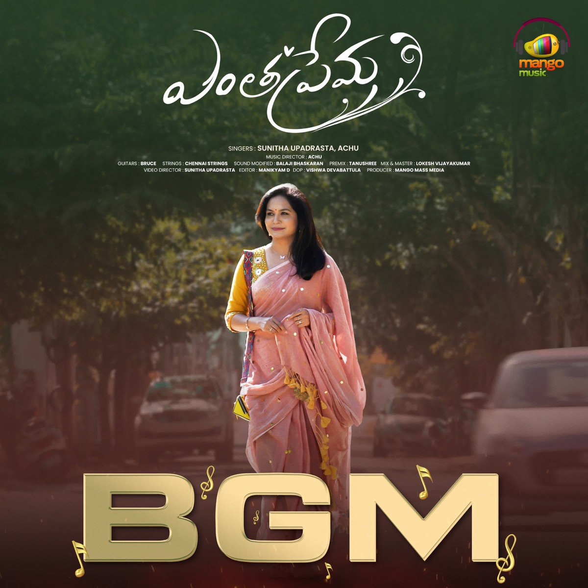 Entha Prema BGM - Single by Sunitha Upadrasta & Achu album cover