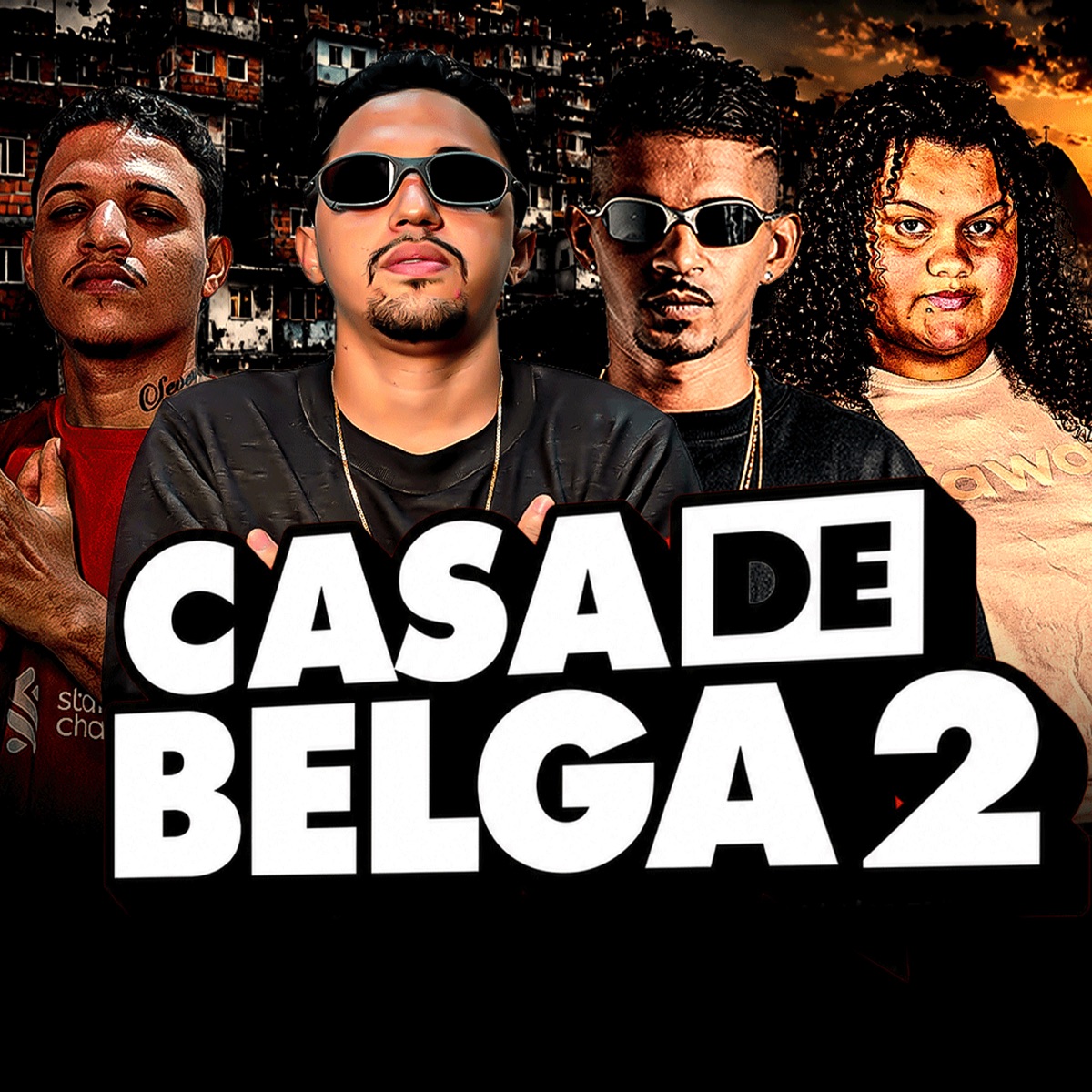 Casa de Belga 2 - Single by eo dmenor, Dudu Boladão & Mc Khariny album cover