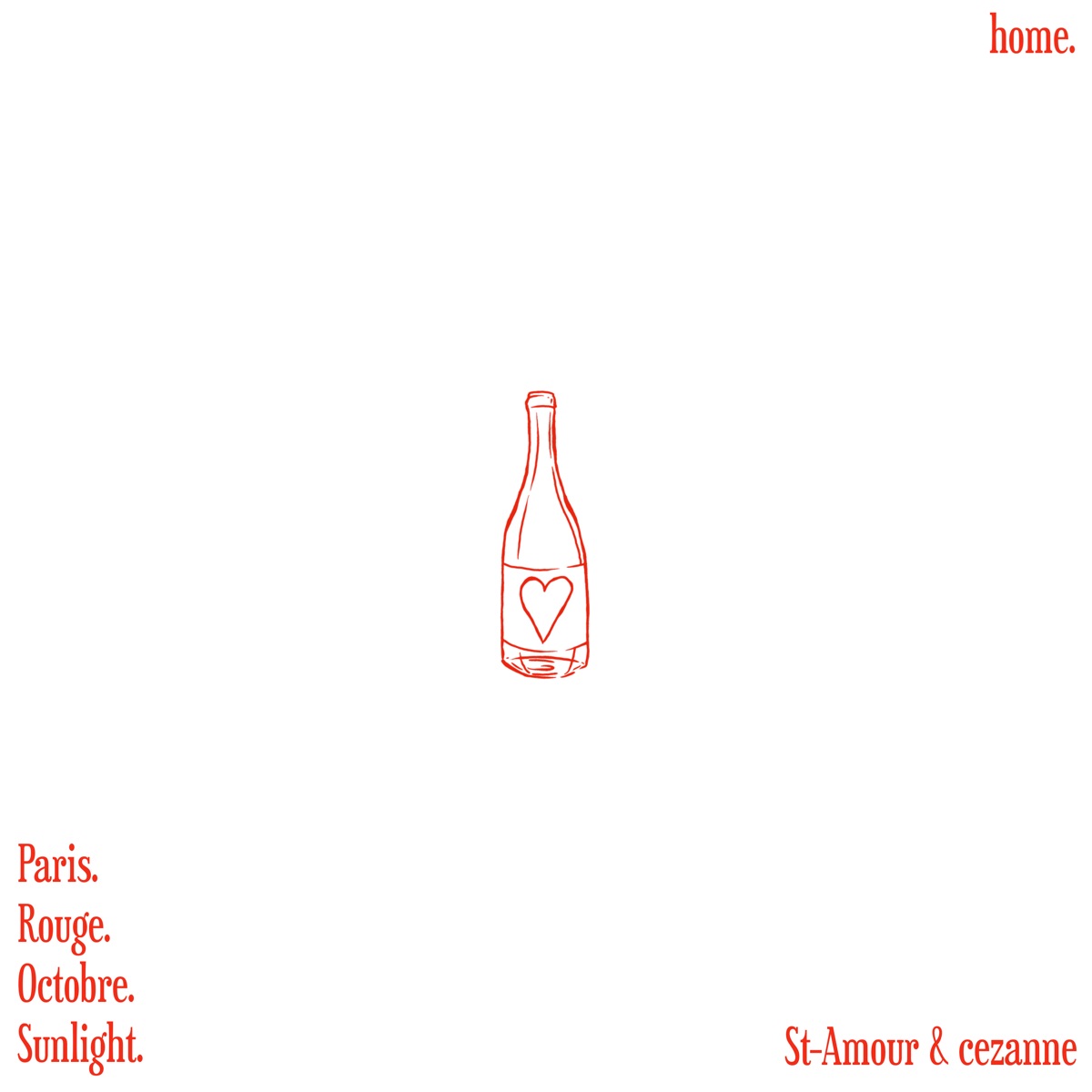 home. - EP by St-Amour & cezanne album cover
