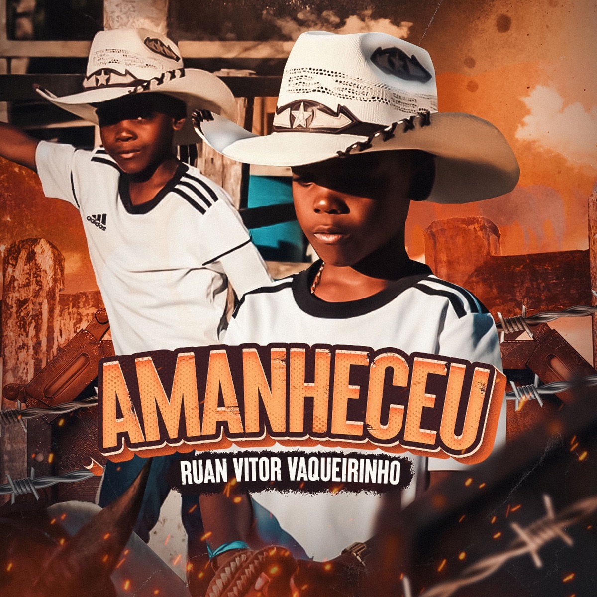 Amanheceu - Single by RUAN VITOR VAQUEIRINHO album cover