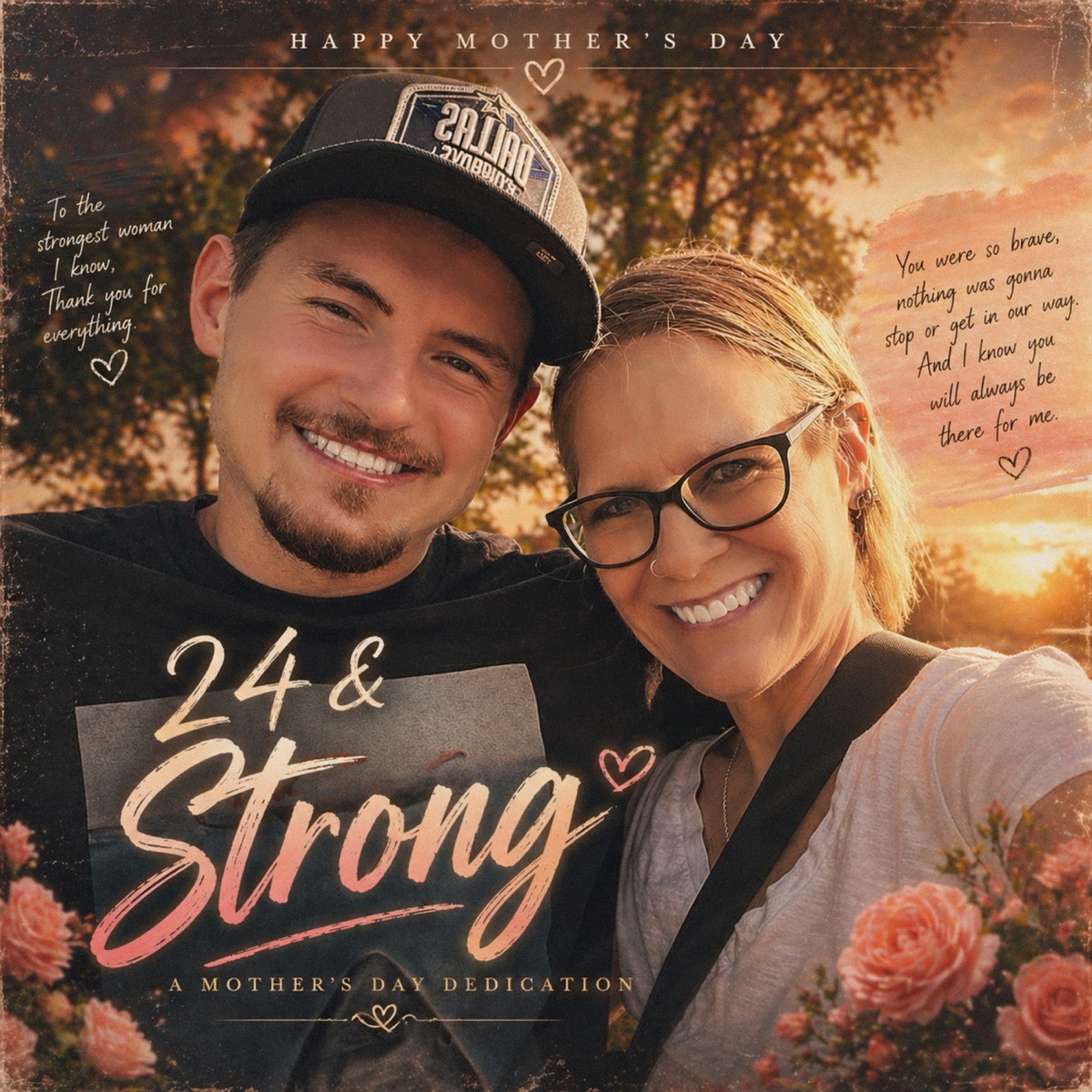 24 & Strong (Mother’s Day Dedication) - Single by Yung Kyro album cover