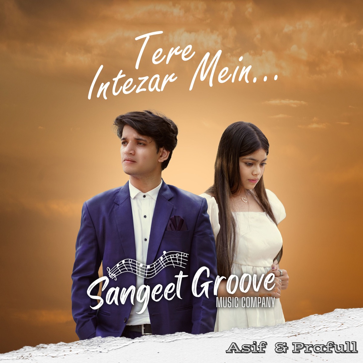 Tere Intezar Mein - Single by Asif & Prafull album cover