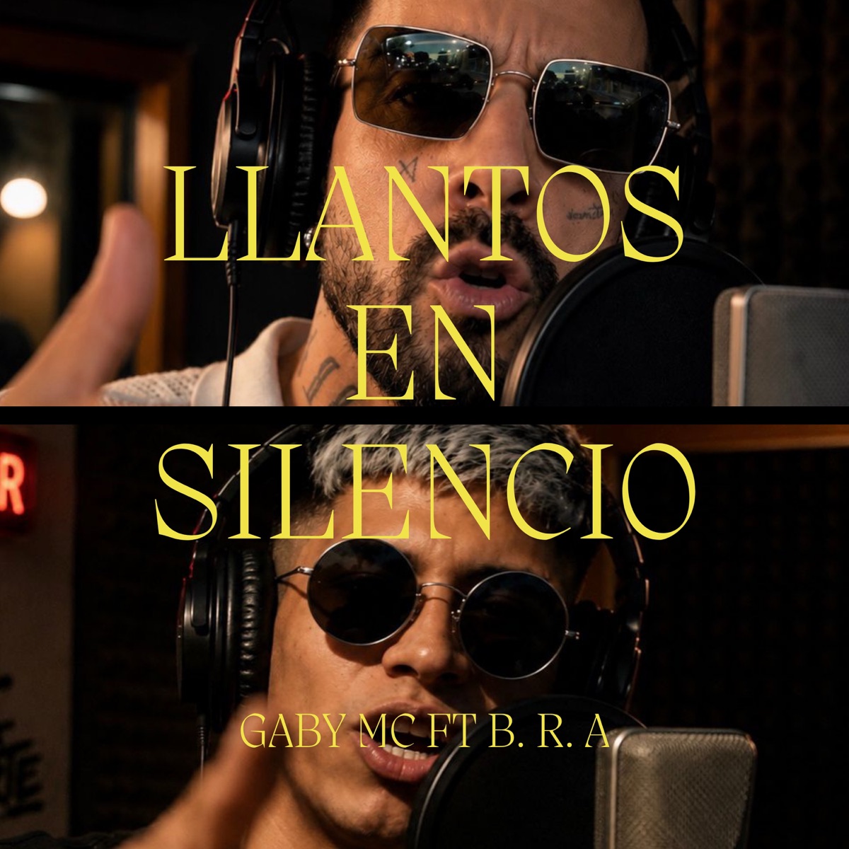 LLANTOS EN SILENCIO - Single by B. R. A & Gaby Mc album cover