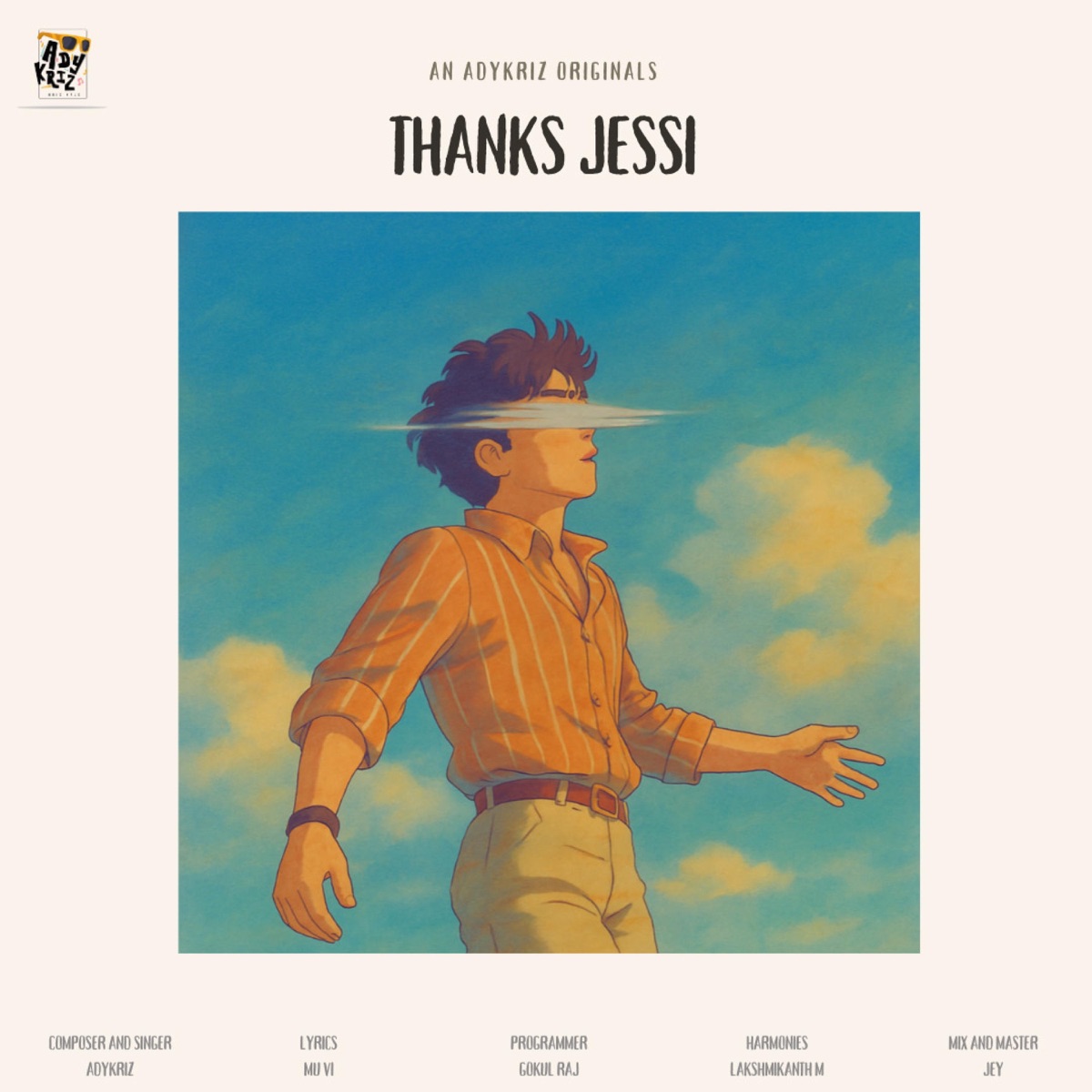 THANKS JESSI - Single by ADY KRIZ album cover