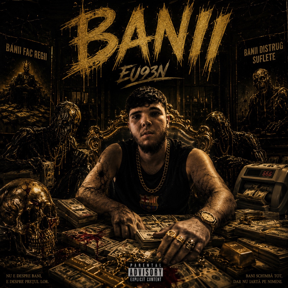 Banii - Single by EU93N, Beckham Music, Aleteo Beatz & !Nxght album cover