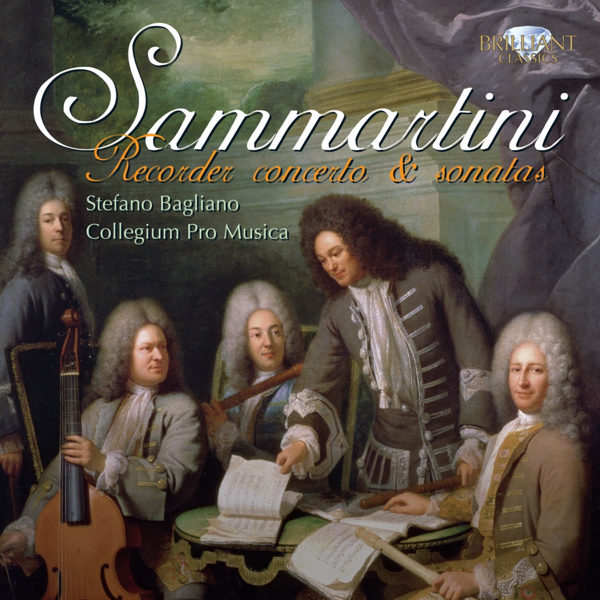 Sammartini: Recorder Concerto & Sonatas by Collegium Pro Musica & Stefano Bagliano album cover