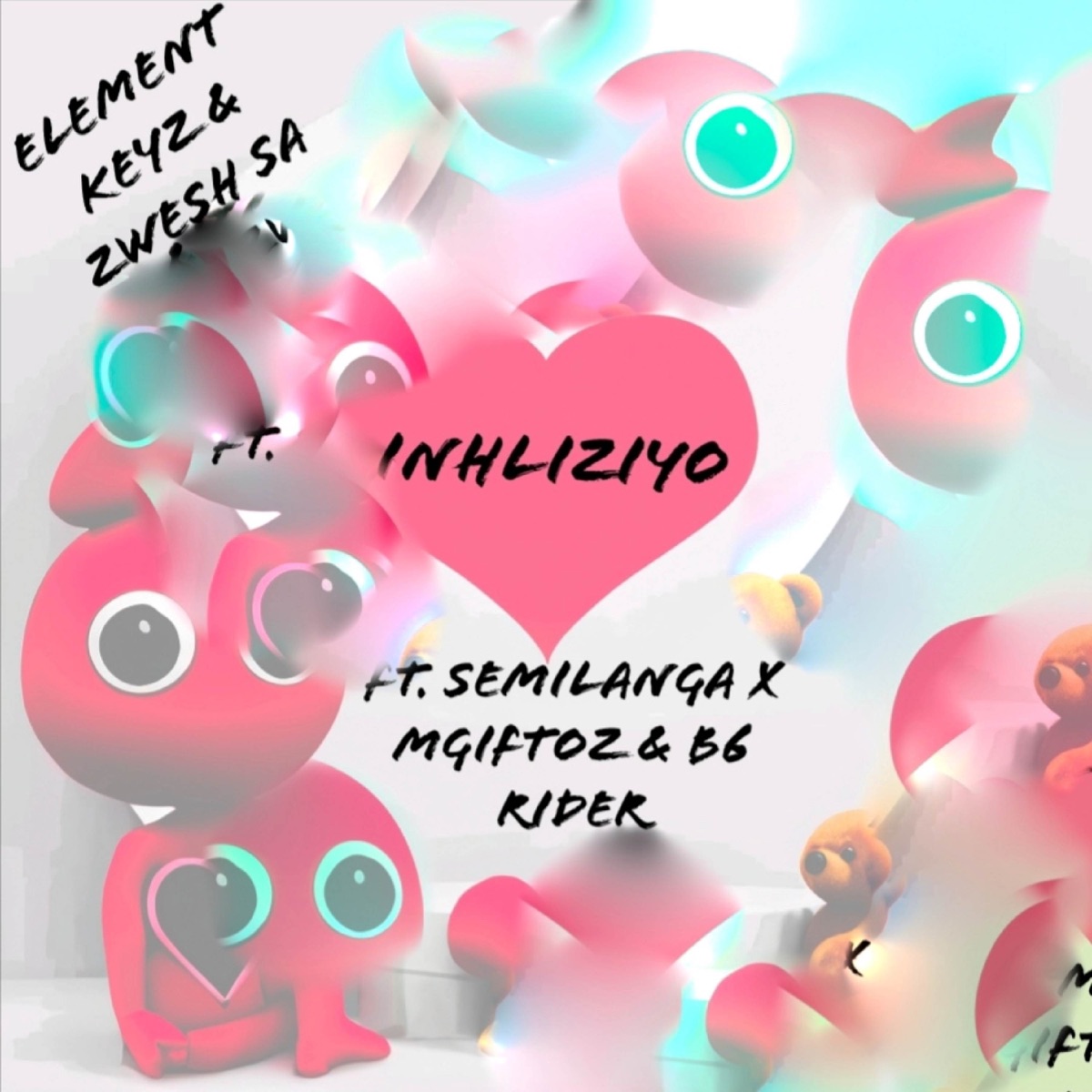 Inhliziyo (feat. Mgiftoz, Semilanga & B6 Rider) - Single by Element Keyz & Zwesh SA album cover