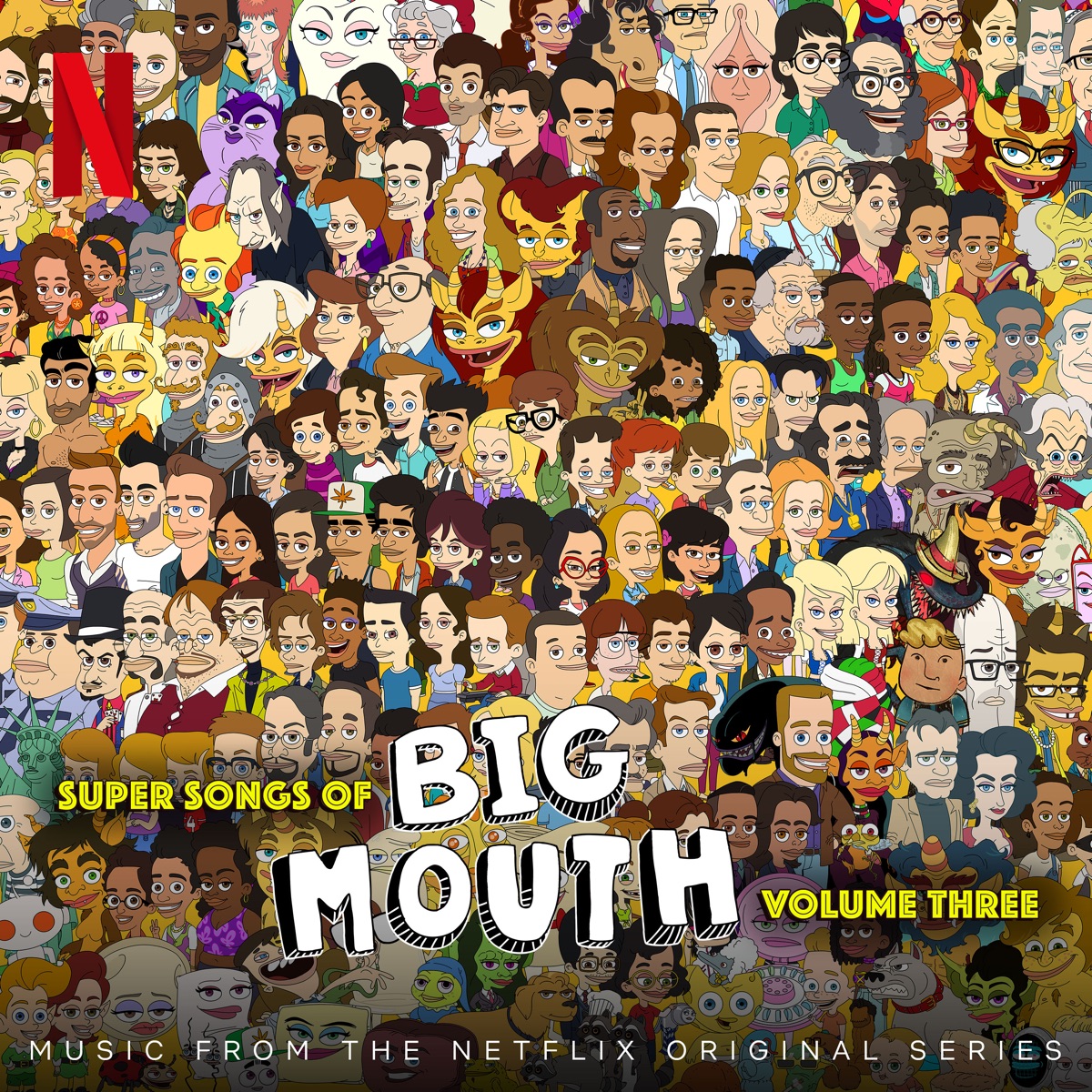 Super Songs of Big Mouth Vol. 3 (Music from the Netflix Original Series) by Big Mouth Cast album cover