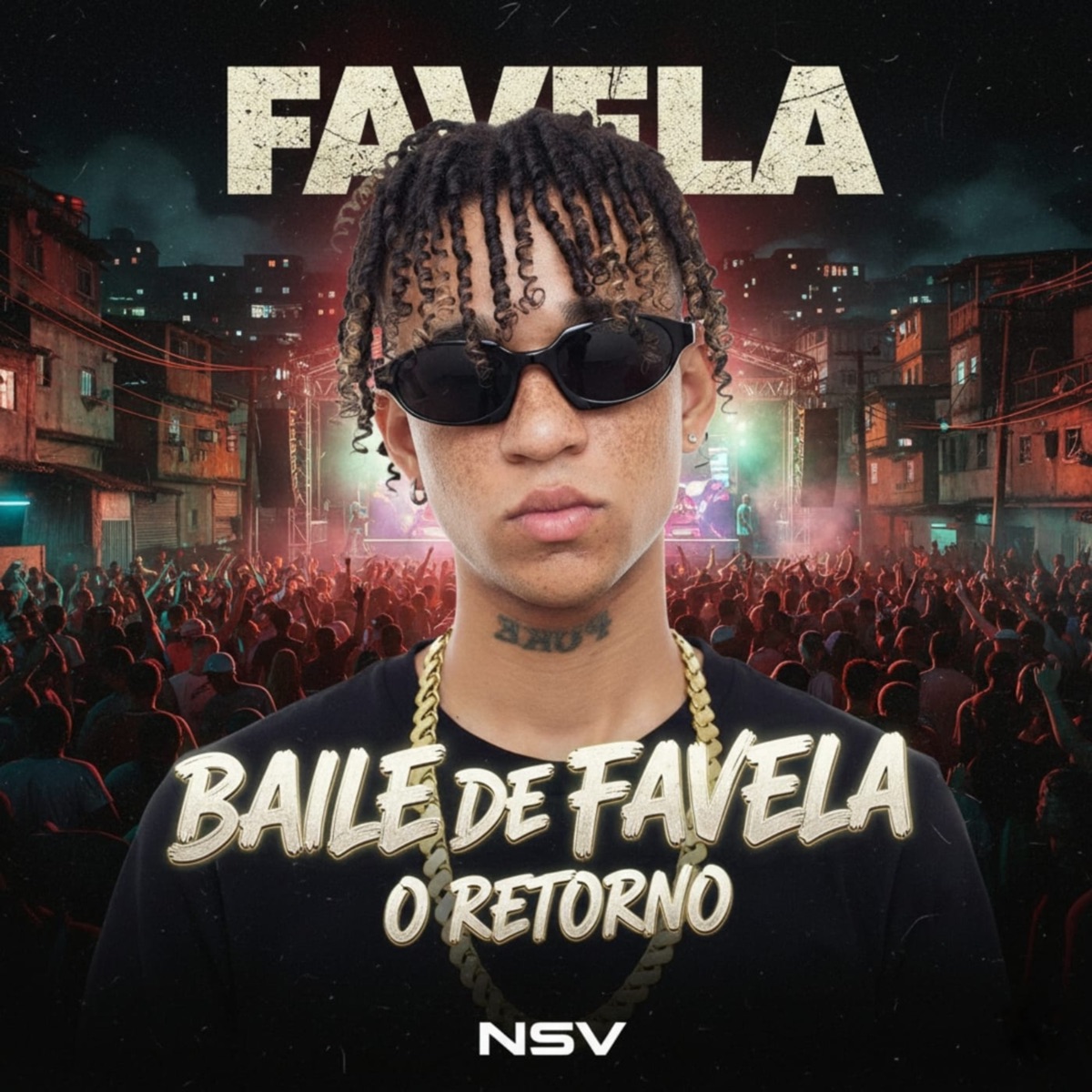 Baile de Favela o Retorno - Single by Louis Collins No Hit & Arrochadeira Dos FLuxos album cover