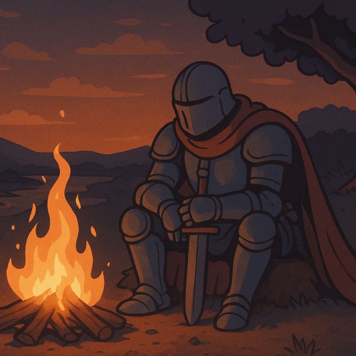 a knight of the seven kingdoms - lofi - EP by Decisions album cover