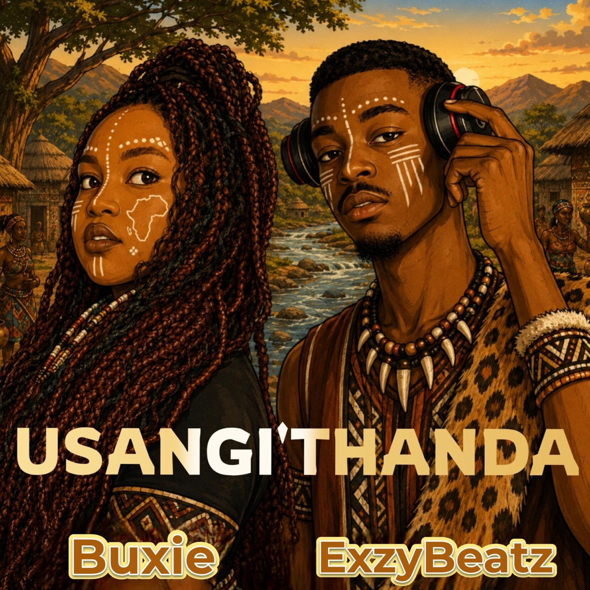 Usangi'thanda (feat. ExzyBeatz) - Single by Buxie album cover