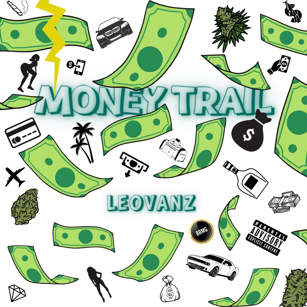 Money Trail - Single by Leovanz album cover
