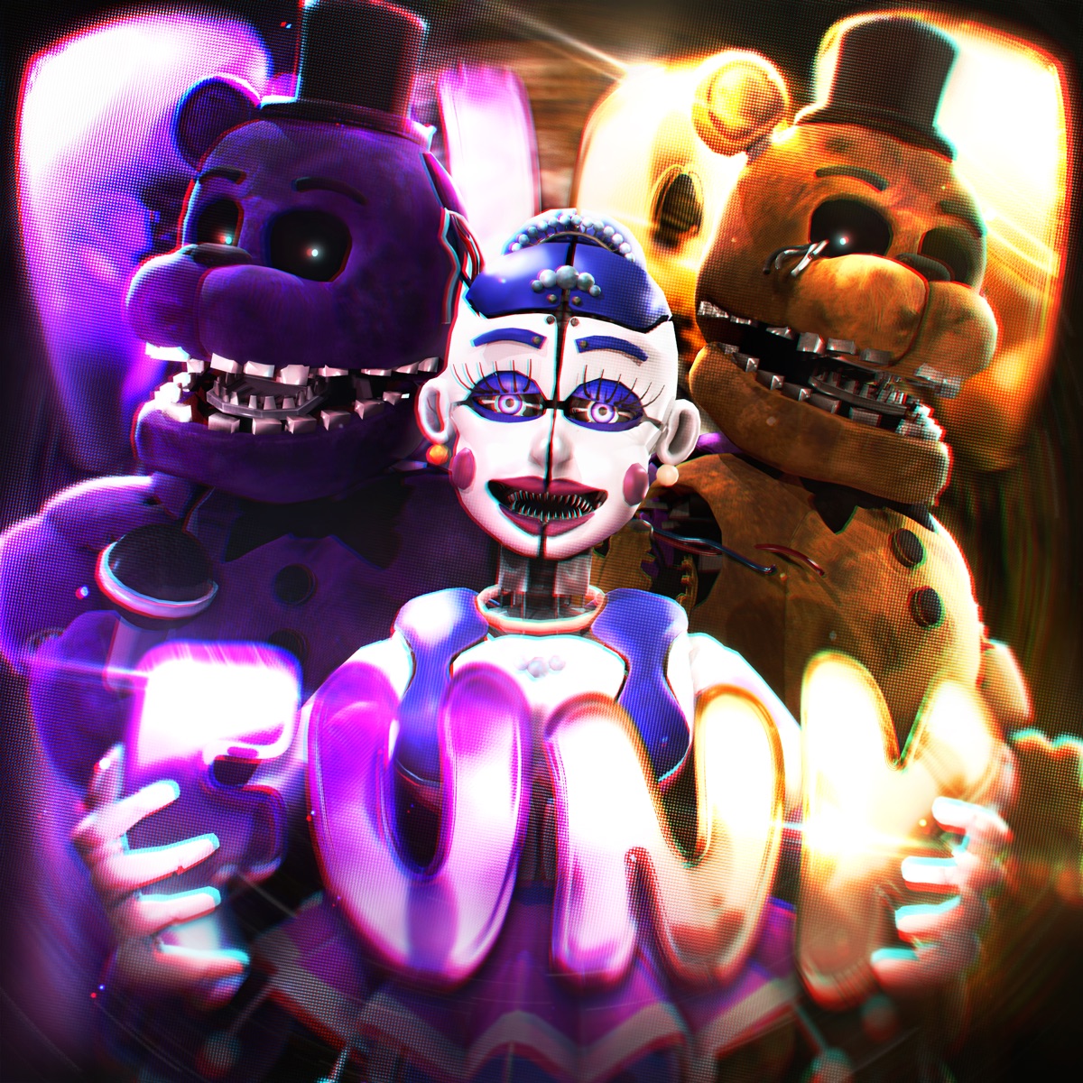 FNAF FUNK - EP by Seek, Auren, Polaris & enrxcx album cover