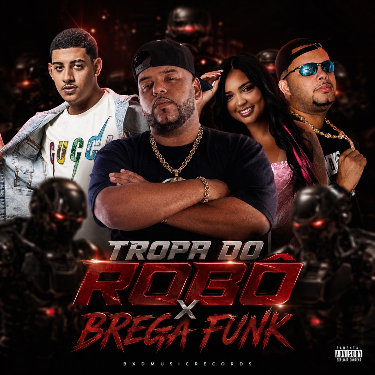 Tropa do Robô x Brega Funk - Single by DJ Yuri Chagas, Mc Lysa, Mc Alysson & MC LEON album cover