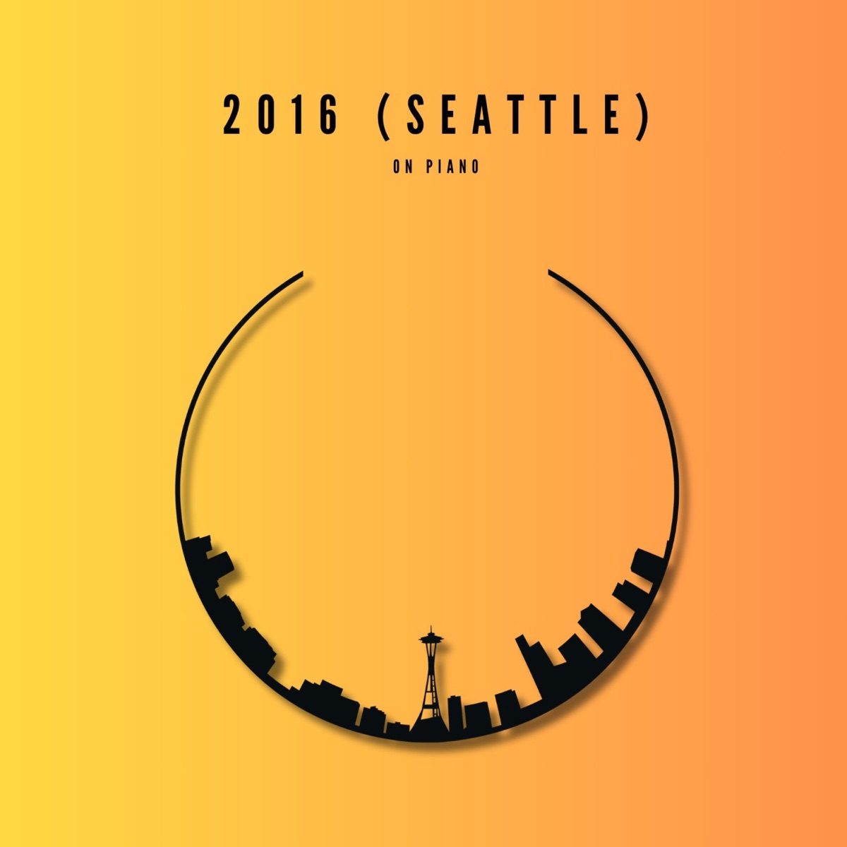 2016 (Seattle) [On Piano] - Single by Thomas Geelens album cover