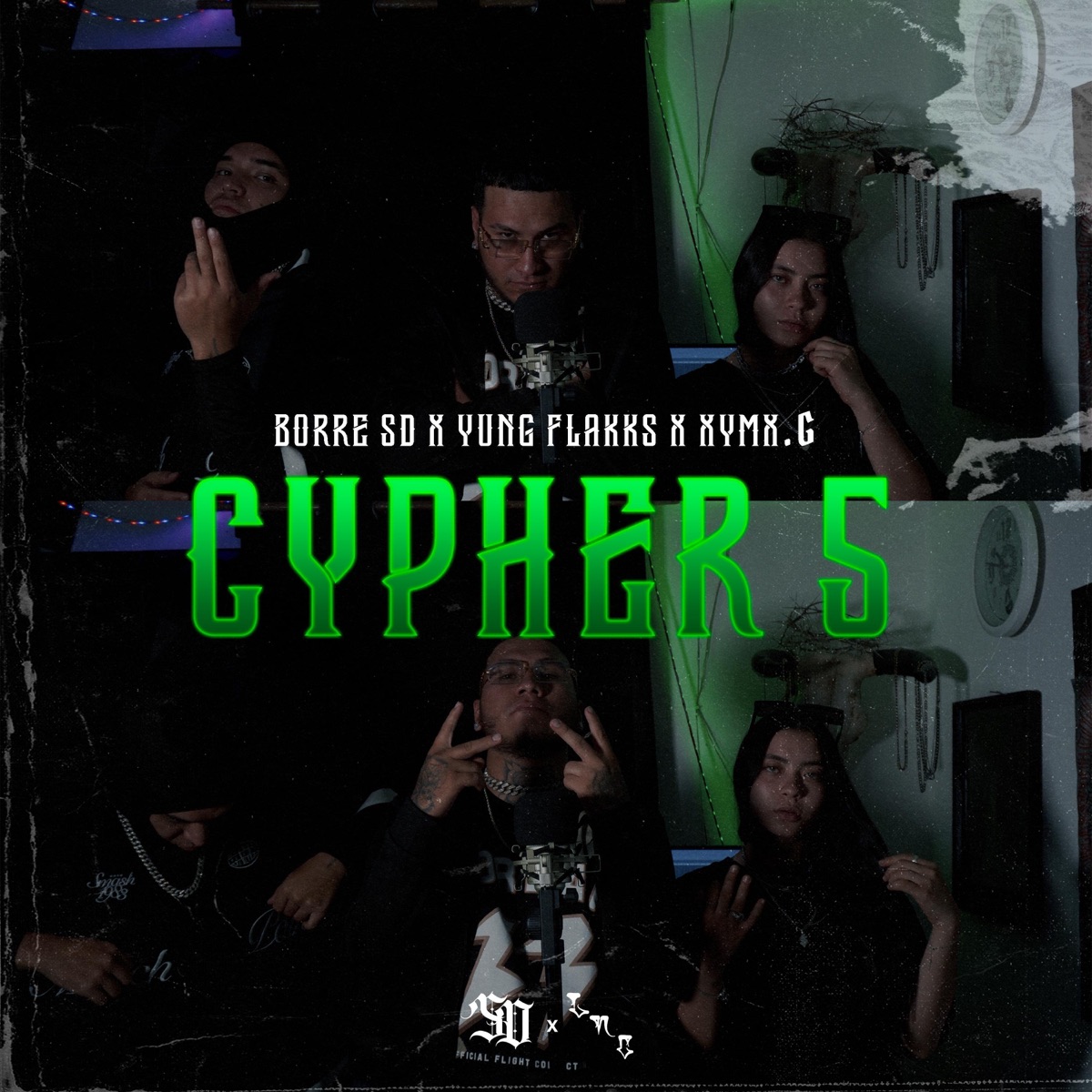 CYPHER 5 (feat. BORRE SD, Yung Flakks & XYMX.G) - Single by Smoke Drive Company album cover