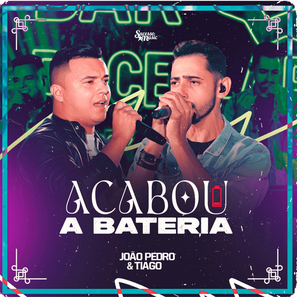 Acabou a Bateria - Single by João Pedro e Tiago album cover