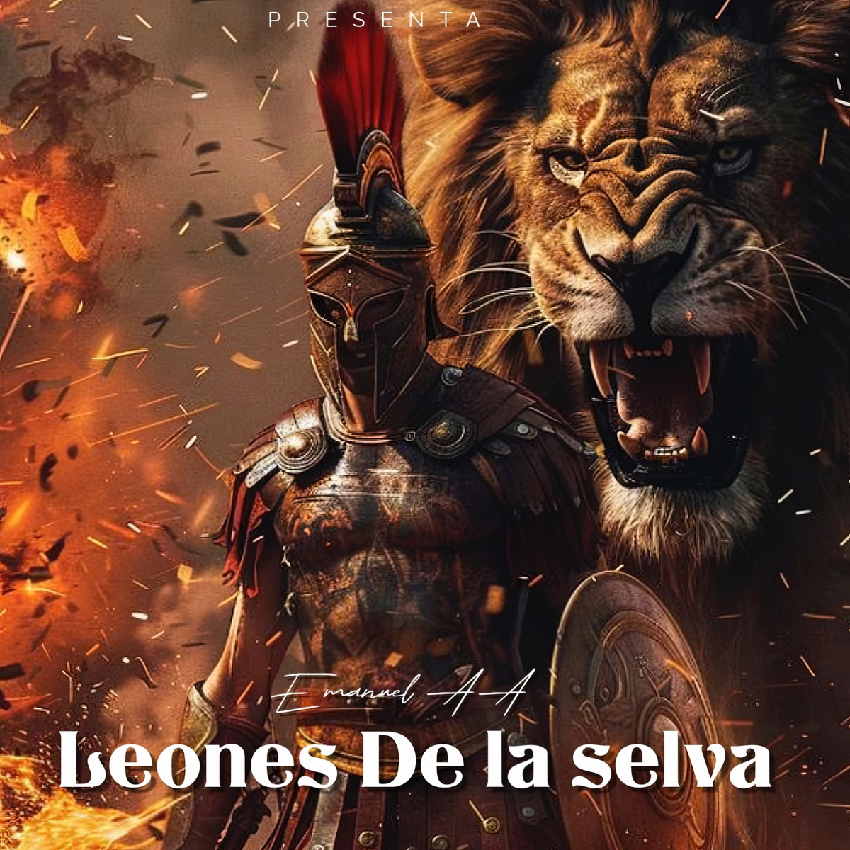 Leones de la Selva - Single by Emanuel AA album cover