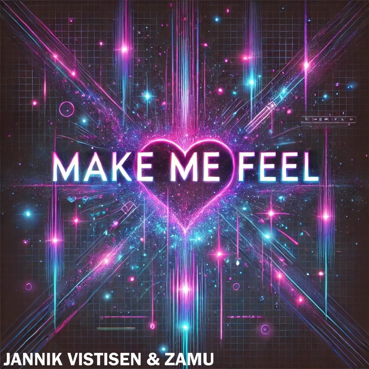 Make Me Feel (Radio Edit) - Single by Zamu & Jannik Vistisen album cover