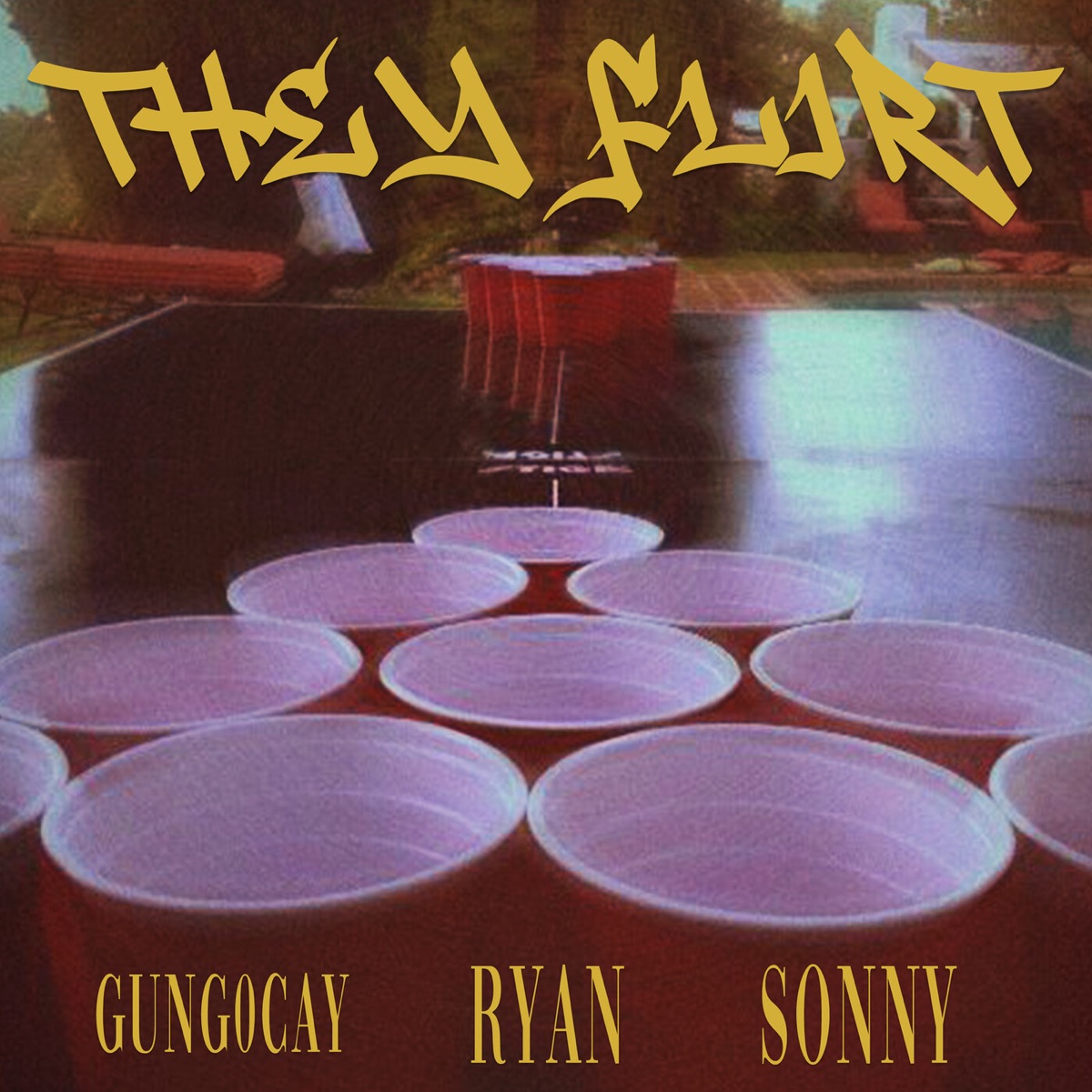THEY FLIRT - Single by RYAN, gung0cay & SONNY. album cover