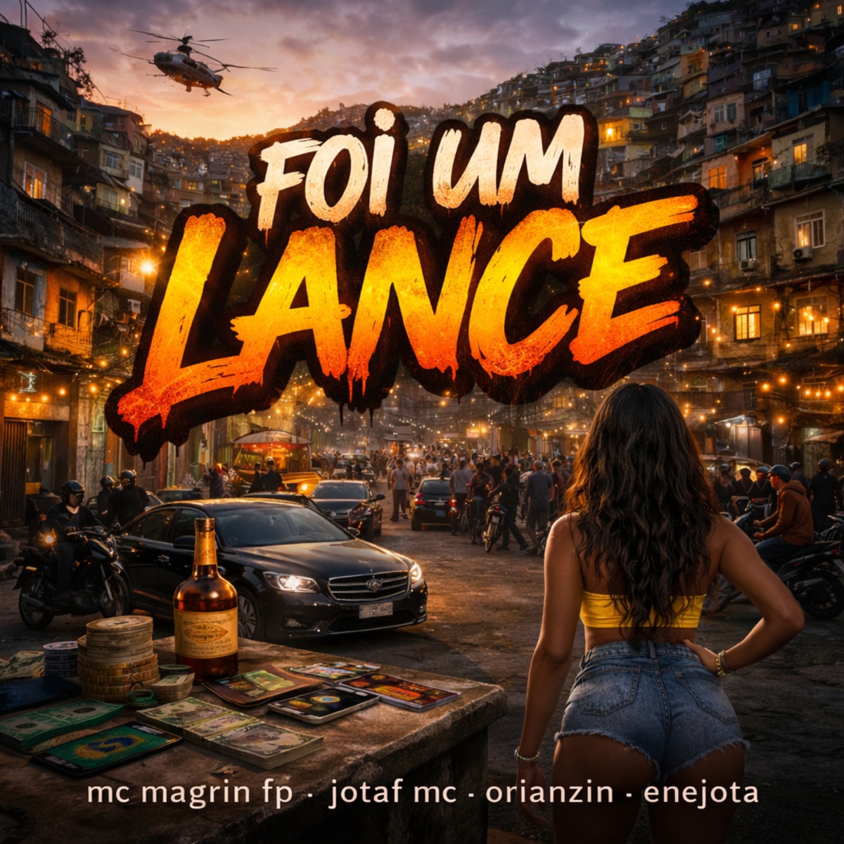 Foi Um Lance - Single by Mc Magrin FP, JotaF Mc, Orianzin & ENEJOTA album cover