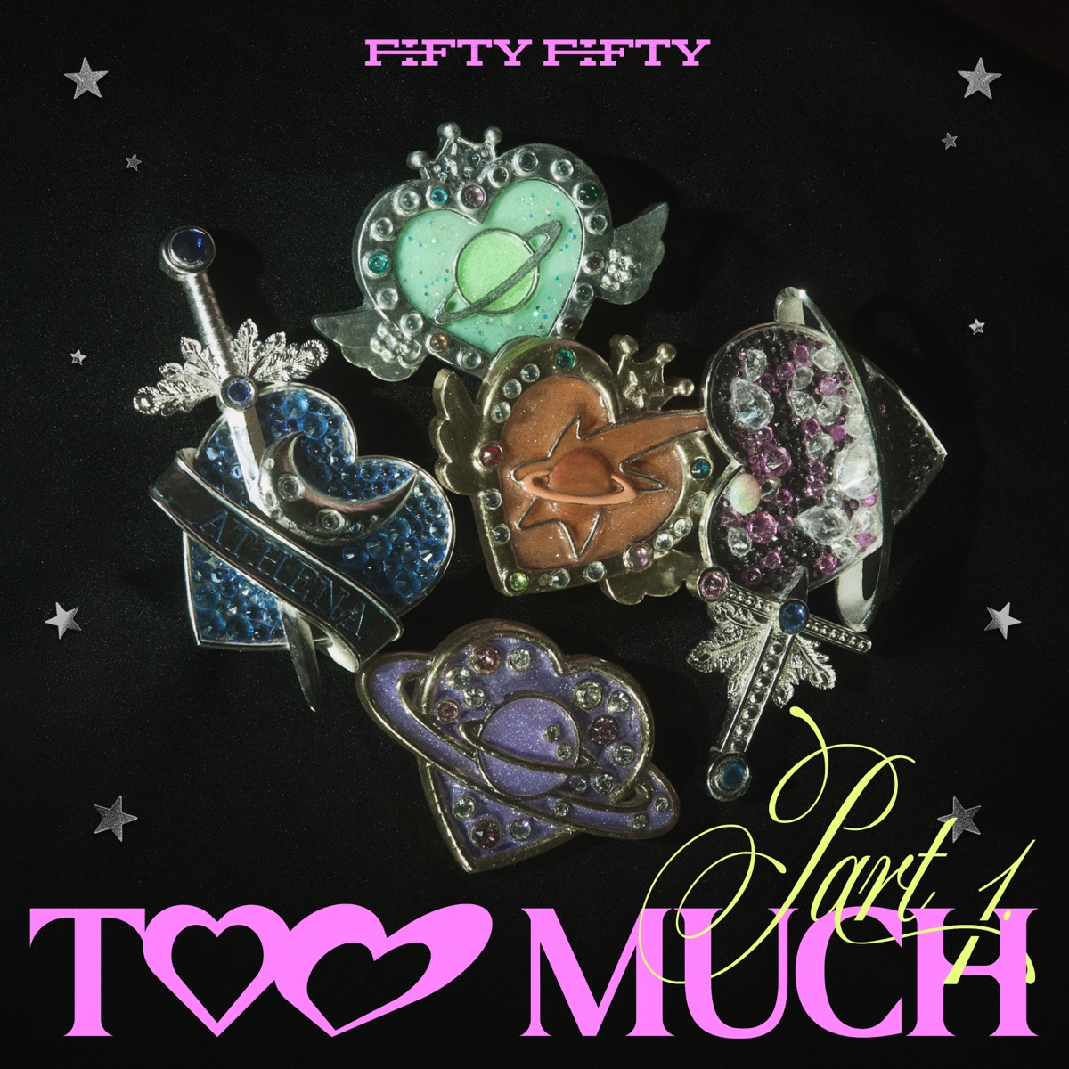 Too Much Part 1 - Single by FIFTY FIFTY album cover
