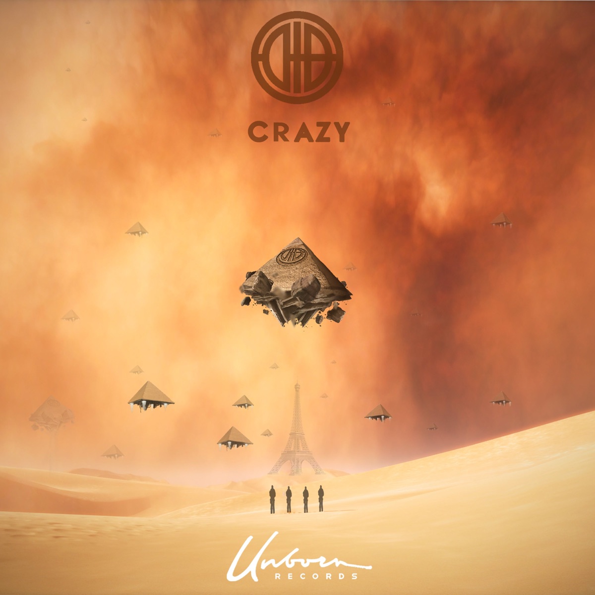 Crazy - Single by De La Bass, Tomsize, Simeon & Flechette album cover