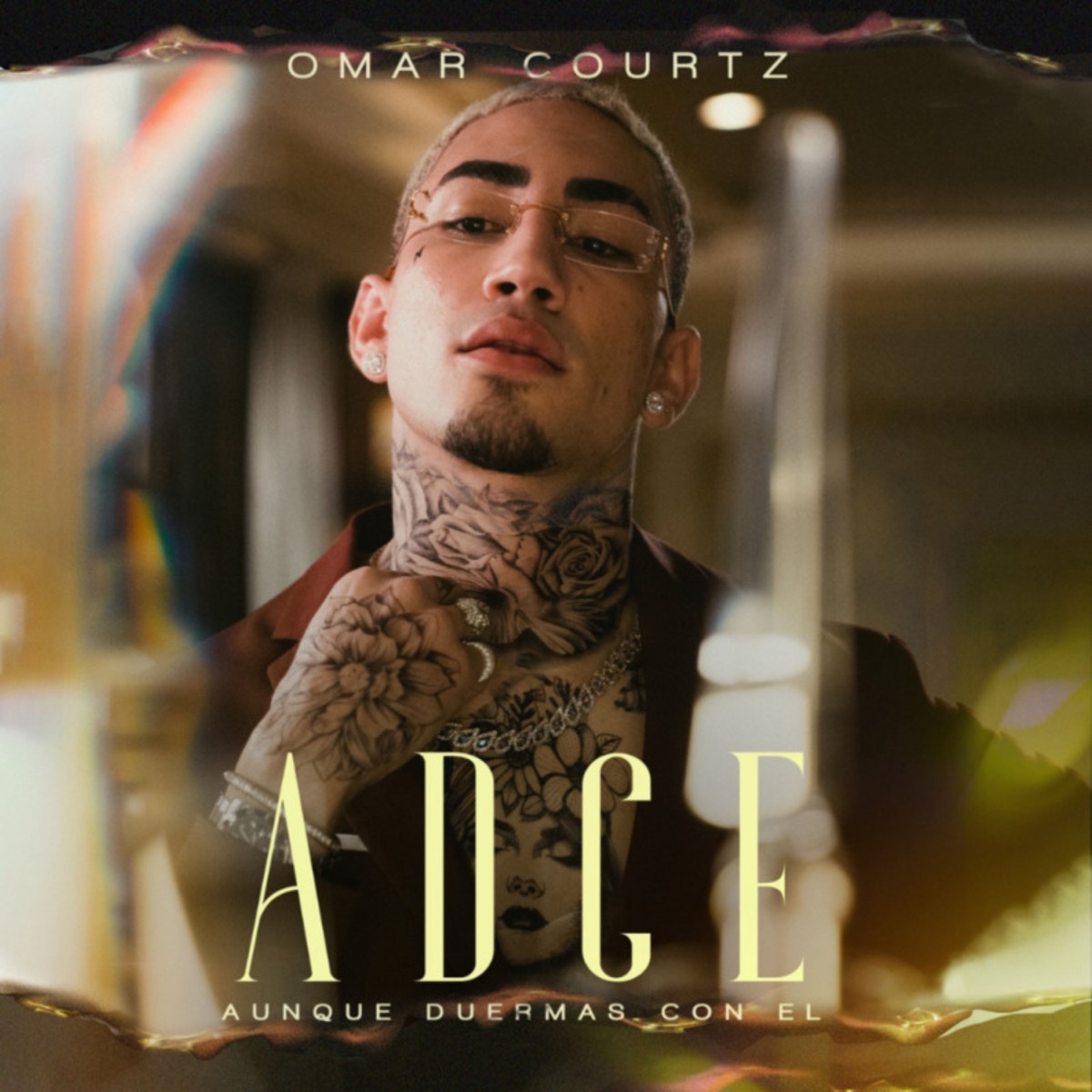 Aunque Duermas Con El - Single by Omar Courtz album cover artwork