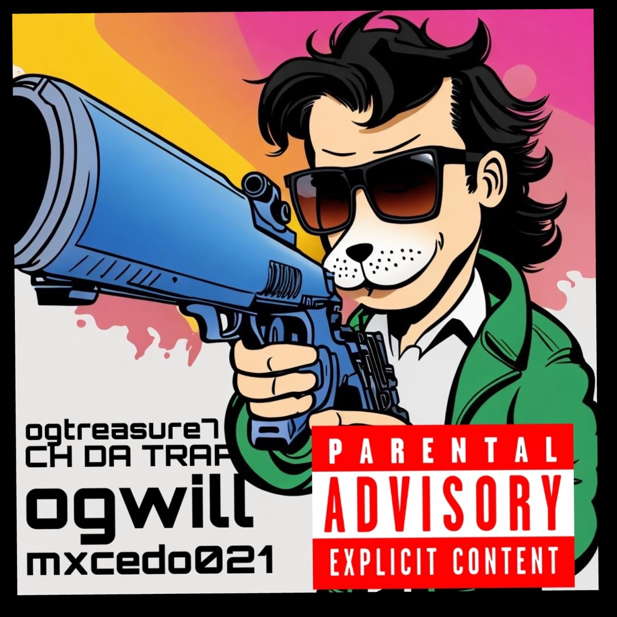 Mira laser (remix) [feat. Og will] - Single by CH DA TRAP, ogtreasure & mxcedo021 album cover