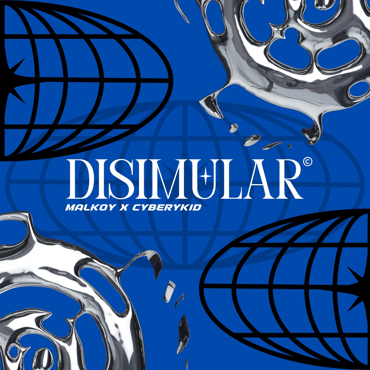 Disimular (feat. Cyberykid) - Single by Malkoy album cover