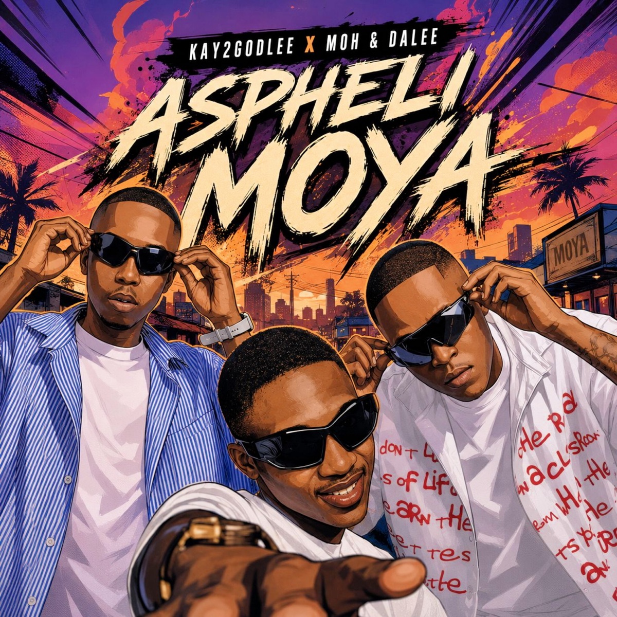Aspheli Moya - Single by Kay2godlee & Moh&DaLee album cover