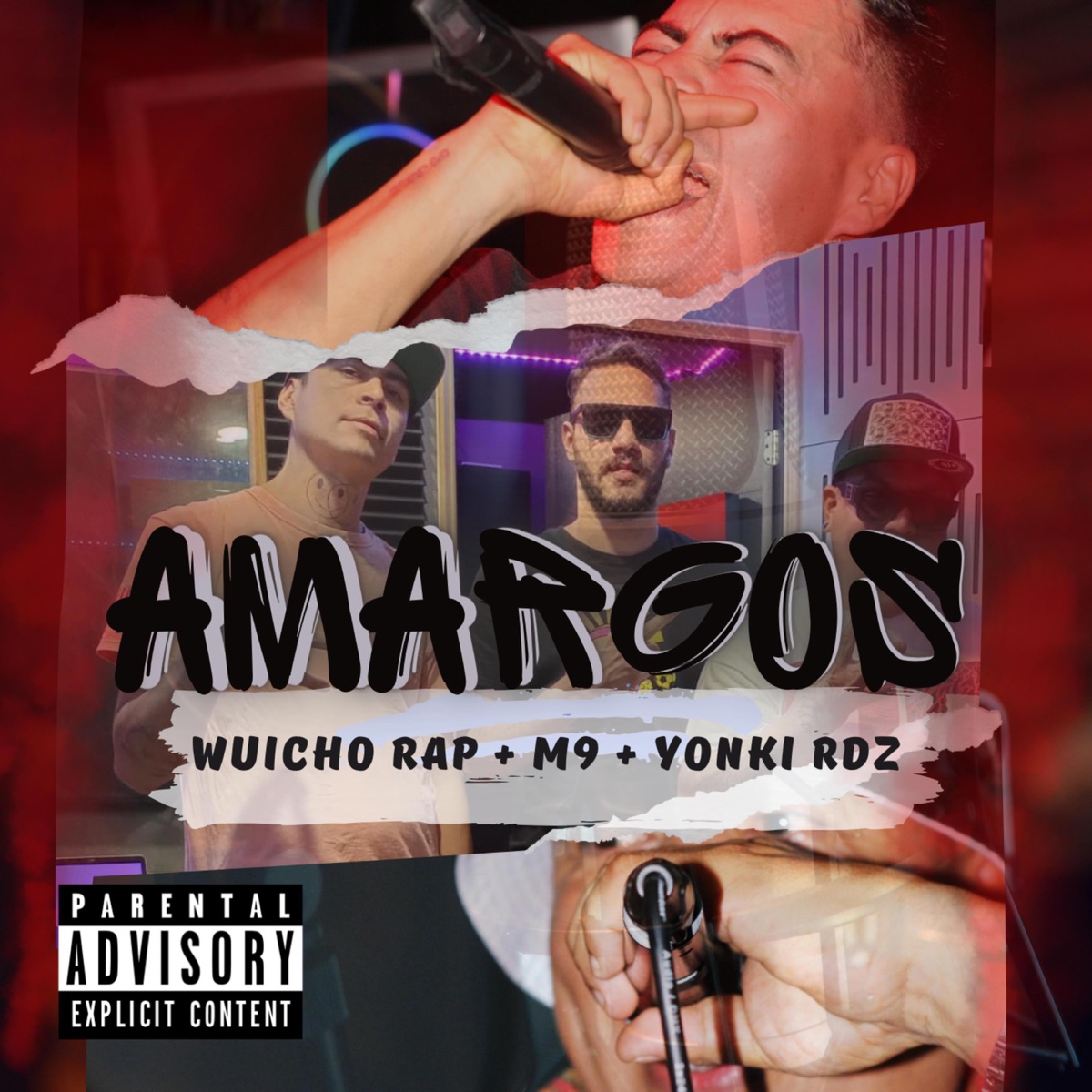 Amargos (feat. M Coffee) - EP by WUICHO RAP & EL YONKI RDZ album cover