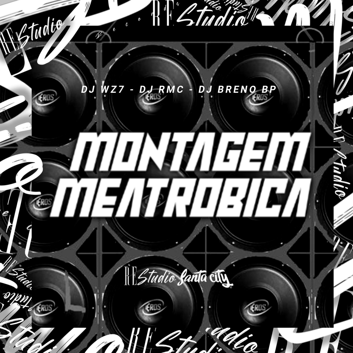 Montagem Meatrobica (feat. SANTA CITY & DJ Breno BP) - Single by DJ WZ7 016, RE studio & DJ RMC album cover