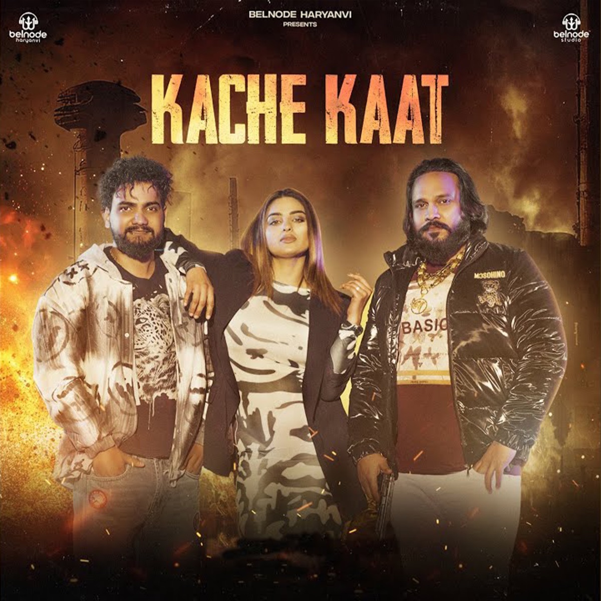 Kache Kaat - Single by Biru Kataria, Rahul Puthi, Divyanka Sirohi & Rinkal Yogi album cover