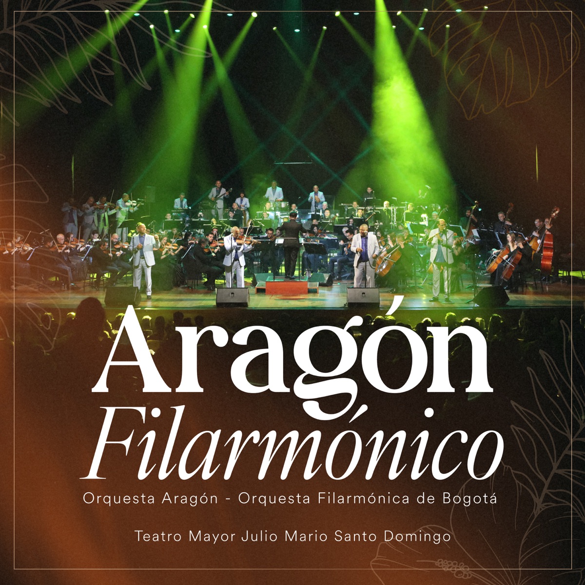 Aragón Filarmónico by Orquesta Aragón, Orquesta Filarmónica de Bogotá & Teatro Mayor Julio Mario Santo Domingo album cover