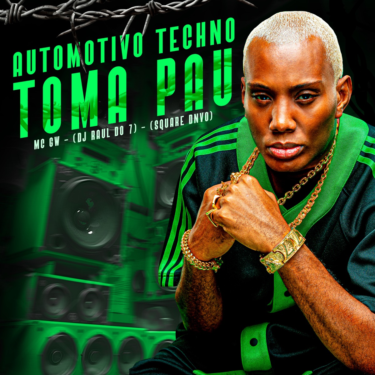 Automotivo Techno - Toma Pau - Single by MC GW & DJ RAUL DO 7 album cover
