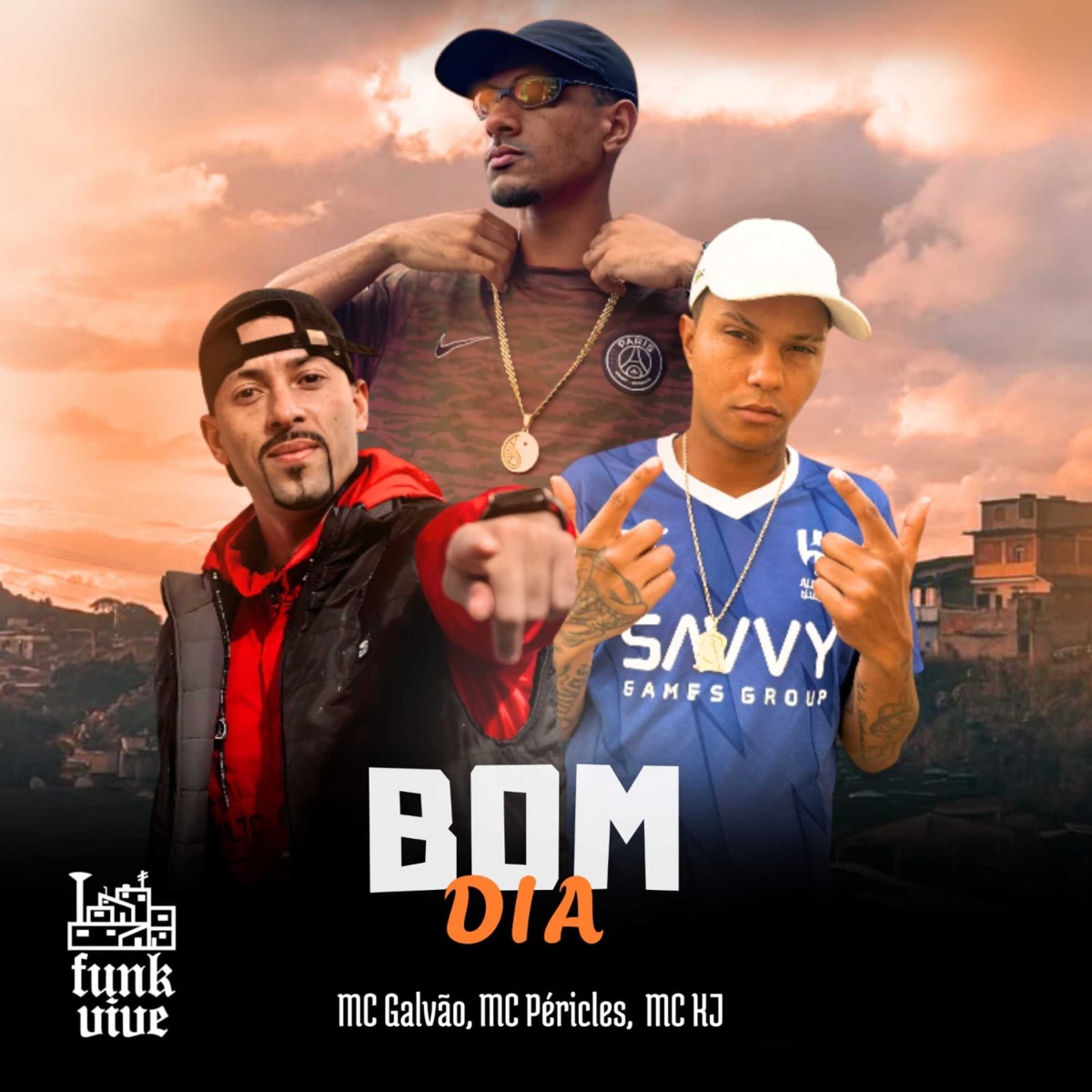 Bom Dia - Single by Mc Galvão, MC Péricles & Mc HJ album cover